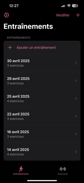 Workout Log